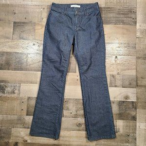 Chico's Bootcut Jeans Women 00 US 2 Short Mid-Rise Dark Wash Blue Denim Platinum